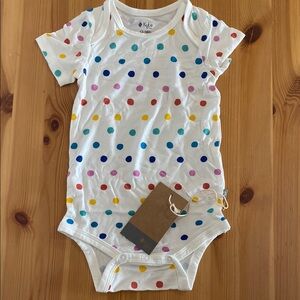 Kyte Baby Colorful Polka Dot Baby Onesie 12-18m